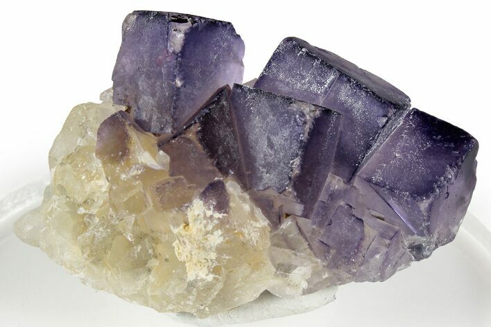 Purple Fluorite Crystal Cluster - Chiapas, Mexico #355935